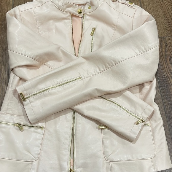 Calvin Klein Faux Leather Jacket - Picture 7 of 8